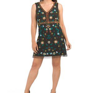 Aidan Mattox Bead & Sequin Embroidered Dress 6
